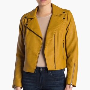 French connection faux leather jacket